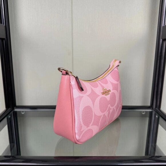 COACH Teri Shoulder Bag In Signature Canvas CAL51 - Picture 4 of 7